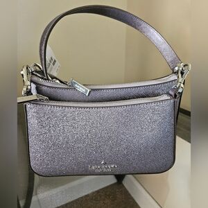 NWT Kate Spade Duet Glitter Mixed Duo Crossbody